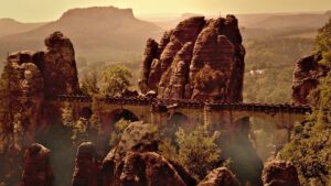 Wandern in der Sächsischen Schweiz: die Bastei